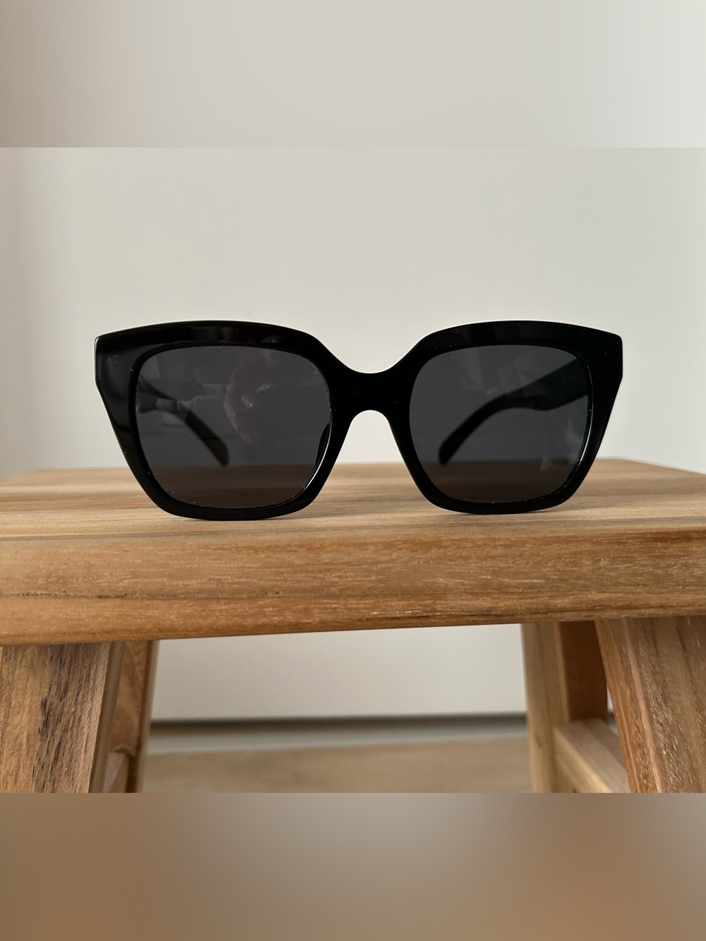 Celine Classic Black Oversized Square Sunglasses, excellent condition